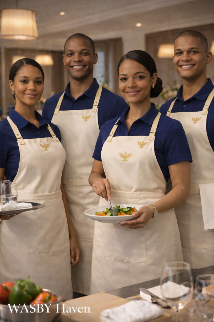 WASBY Haven hospitality and dining team concept